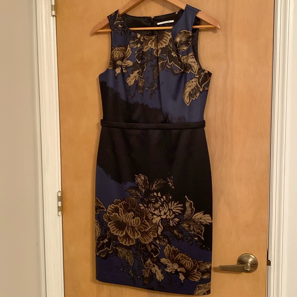 Tahari Sleeveless Dress! Only Worn once! Size Small